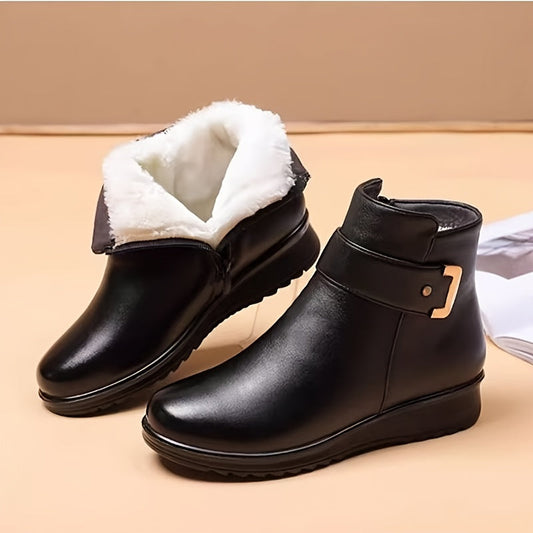 Buckle Detail Ankle Boots