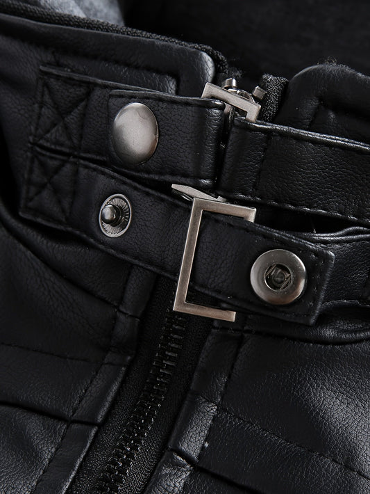 Hooded Moto Jacket