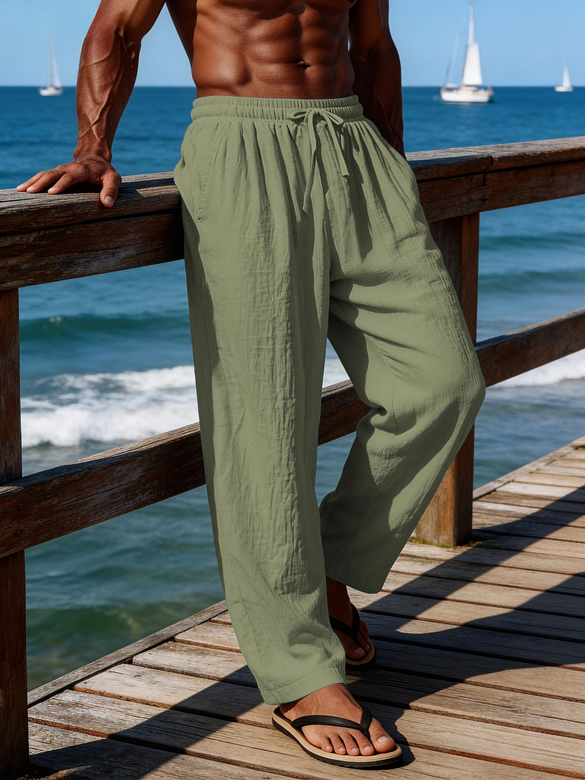 Relaxed Drawstring Pants