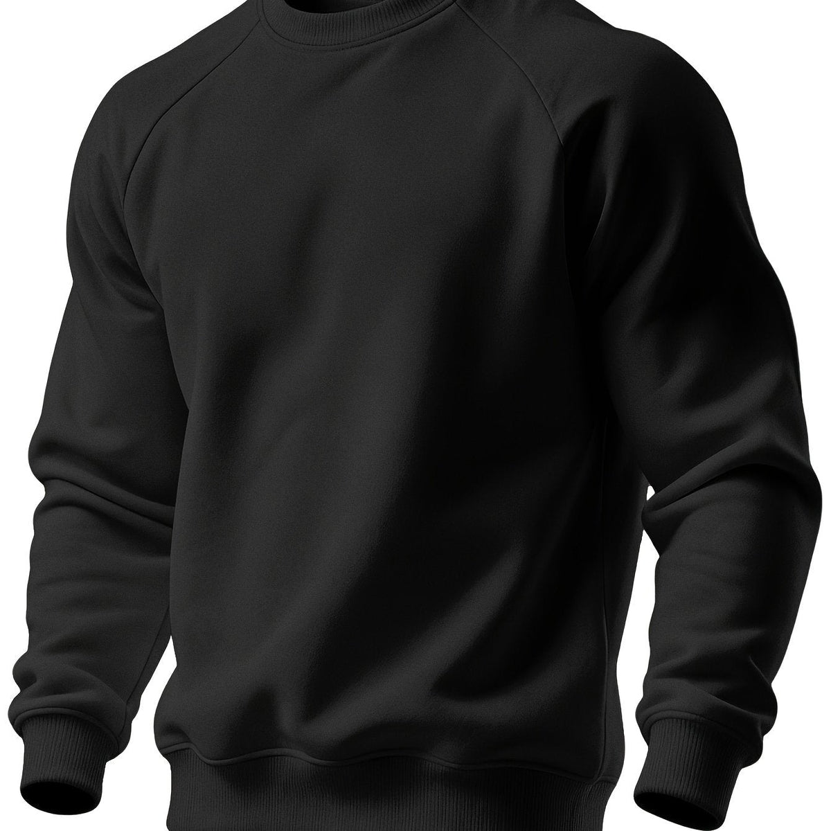 Classic Raglan Crew Neck Sweatshirt