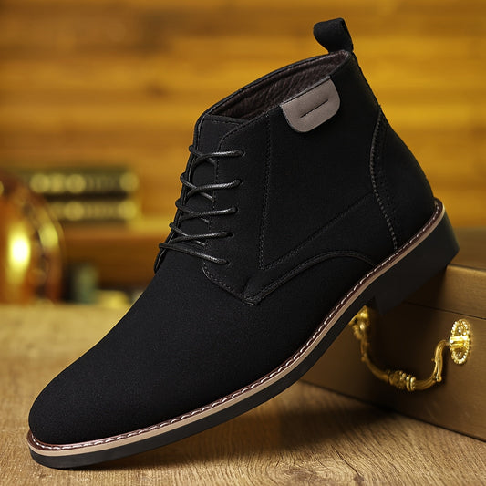 Refined Lace-Up Ankle Boots
