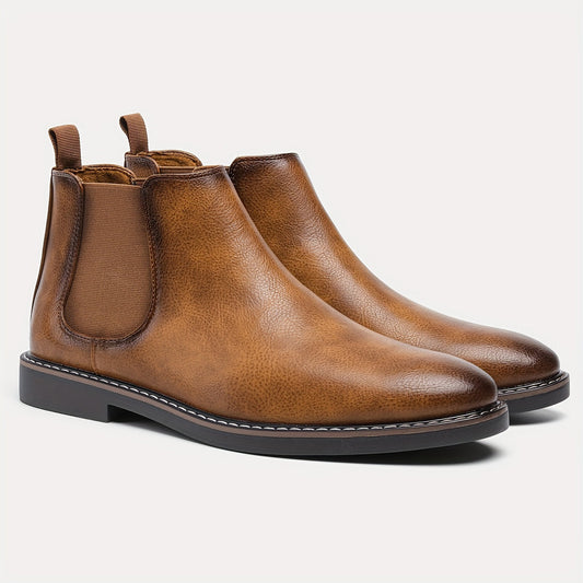 Refined Slip-On Chelsea Boots
