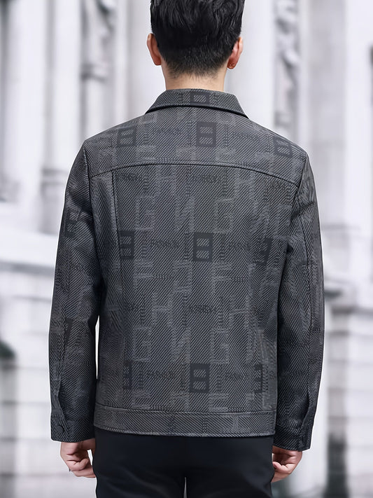 Patterned Trucker Jacket