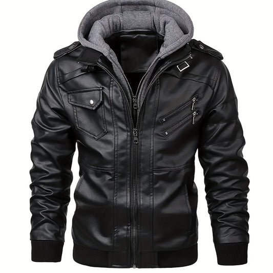 Hooded Moto Jacket