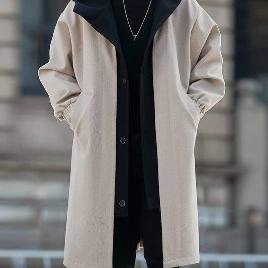 Refined Hooded Longline Coat