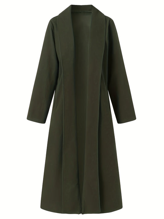 Longline Open-Front Coat