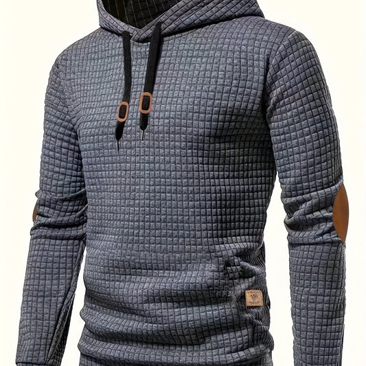 Textured Hooded Sweatshirt