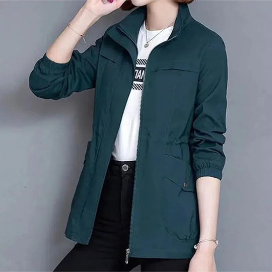 Waterproof Cinched-Waist Jacket
