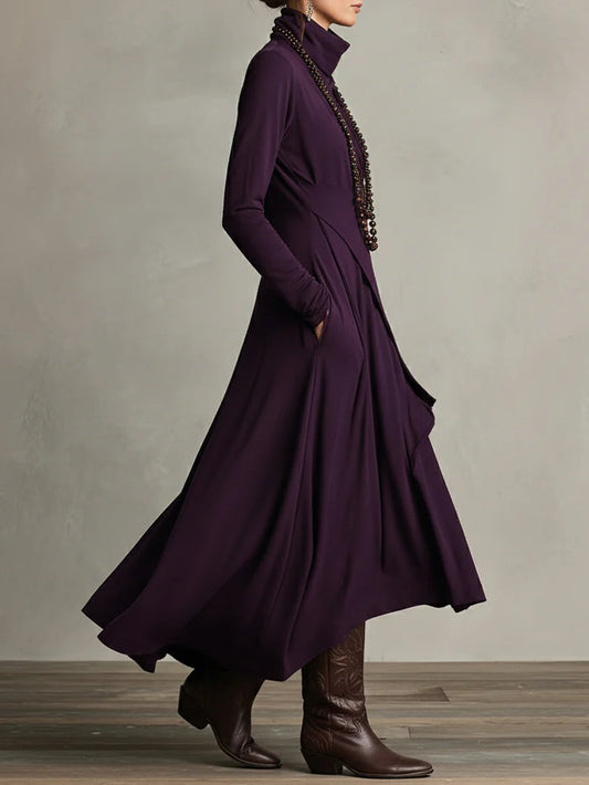 High Neck Maxi Dress