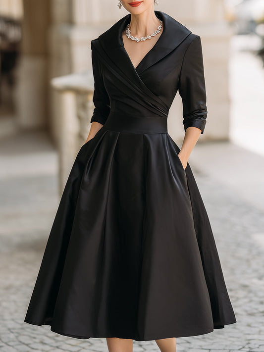 V-Neck Evening Dress