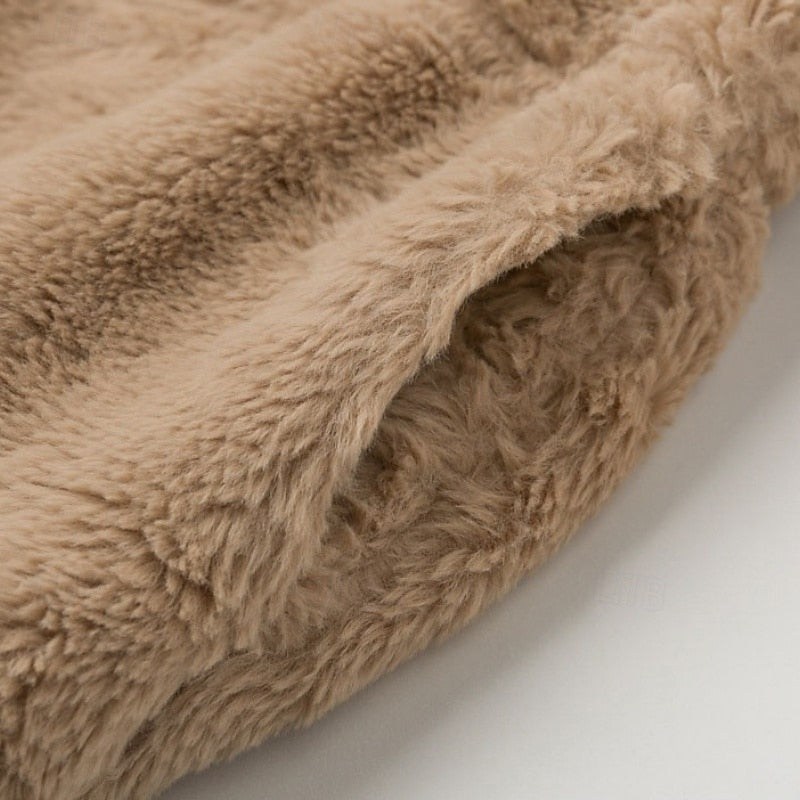 Plush Cropped Zip Jacket