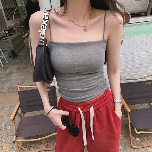 Miroka - Ruched Padded Camisole Top