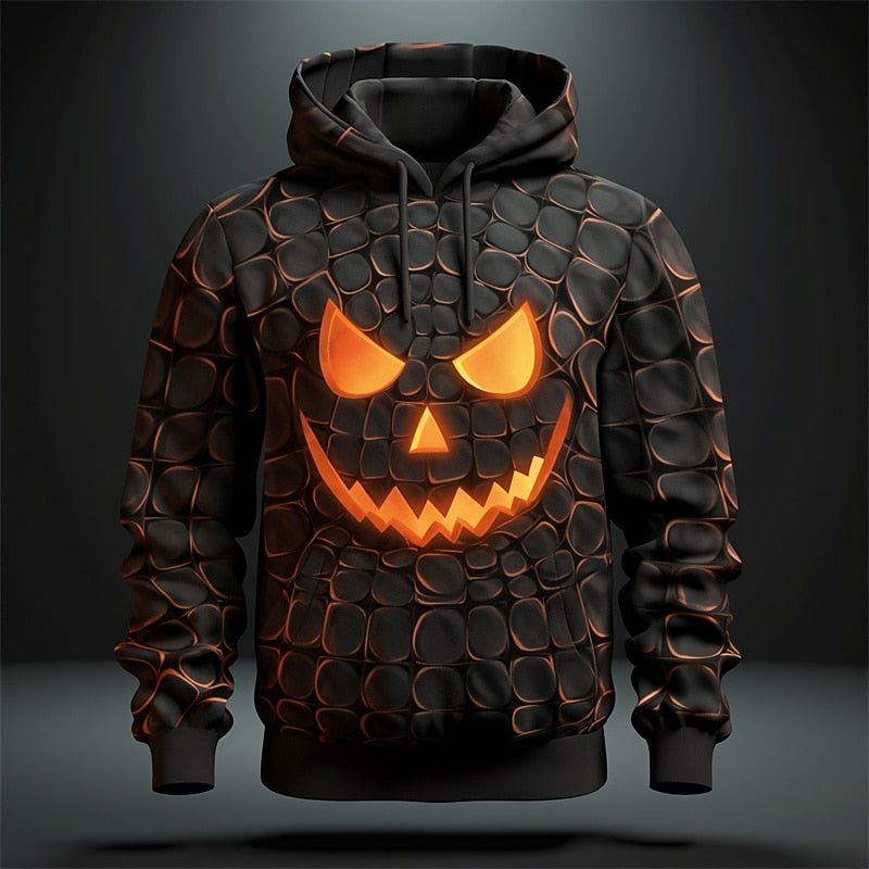 Halloween Graphic Hooded Sweatshirt