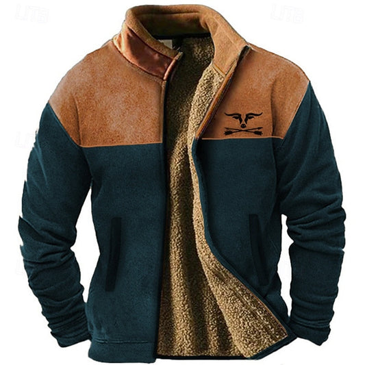 Two-Tone Fleece Jacket