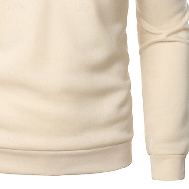 Quarter-Zip Stand-Collar Pullover