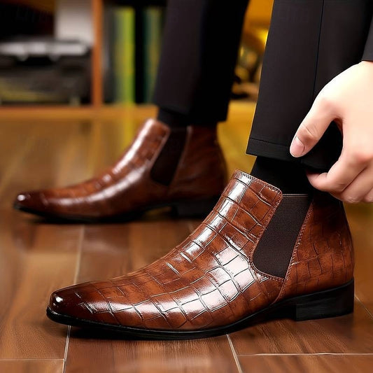 Refined Slip-On Chelsea Boots