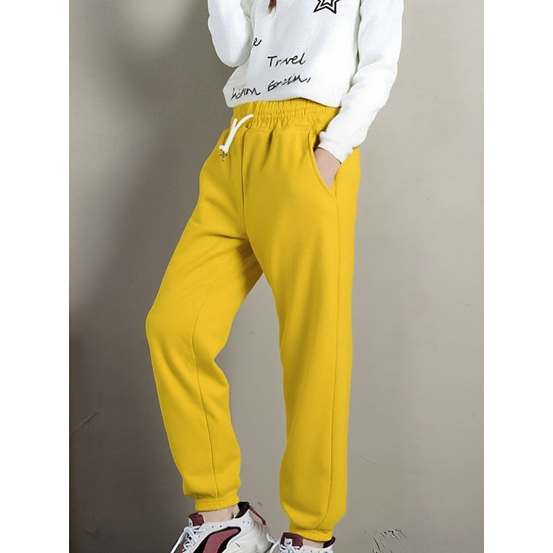 High-Waisted Relaxed Fit Joggers
