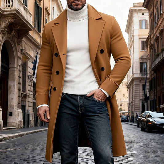 Tailored Long Overcoat
