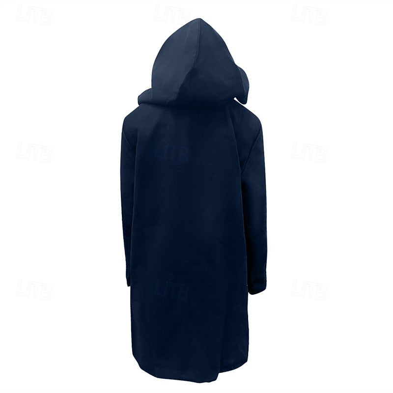 Hooded Toggle Overcoat