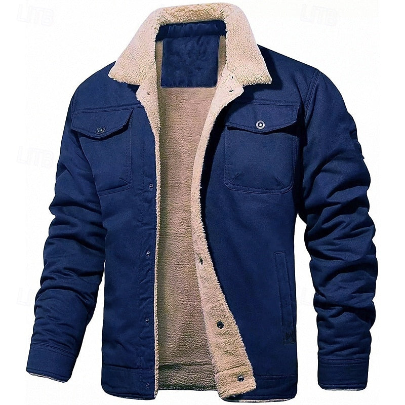 Sherpa-Lined Trucker Jacket