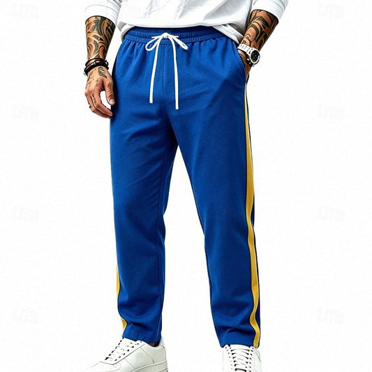 Relaxed Side-Stripe Sweatpants