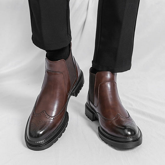 Wingtip Chelsea Boots