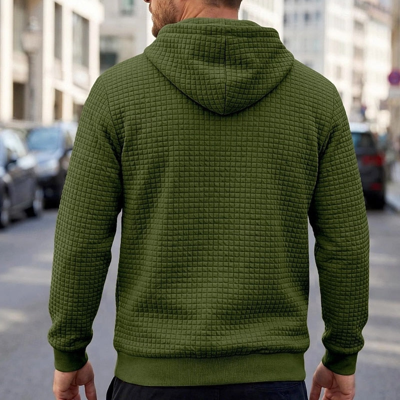 Textured Comfort Hoodie