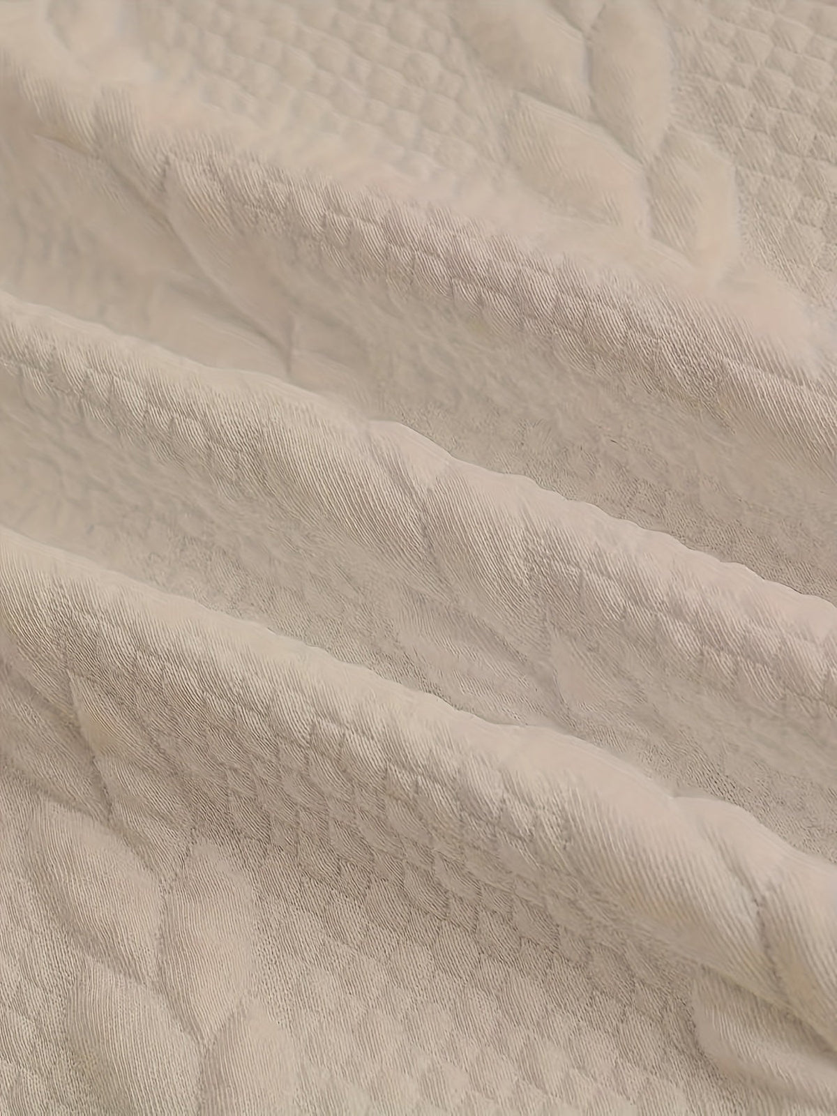 Textured High-Neck Sweatshirt
