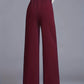 High-Waisted Wide-Leg Trousers
