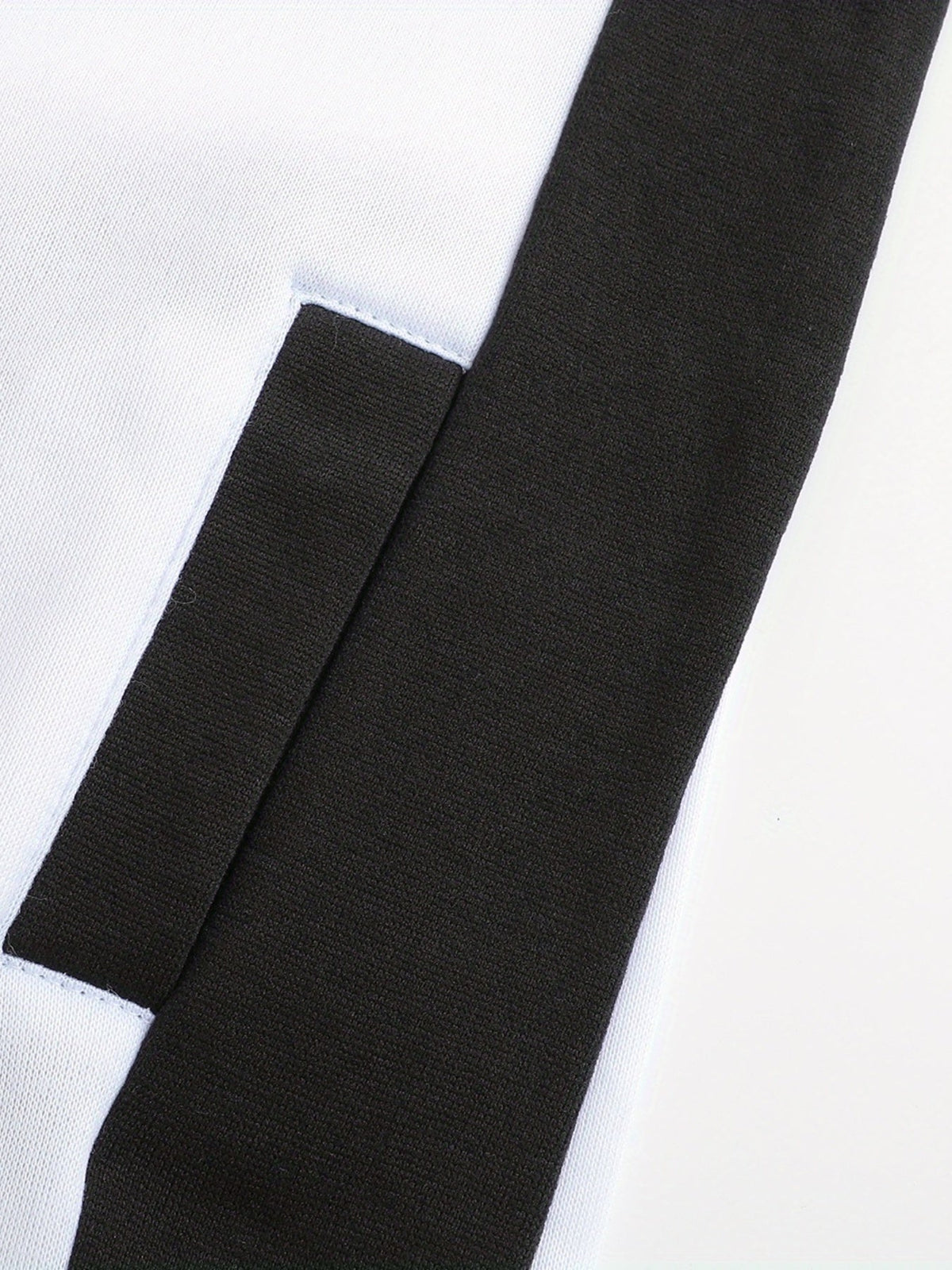 Color Block Zip-Up Hooded Jacket