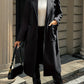 Tailored Belted Long Coat