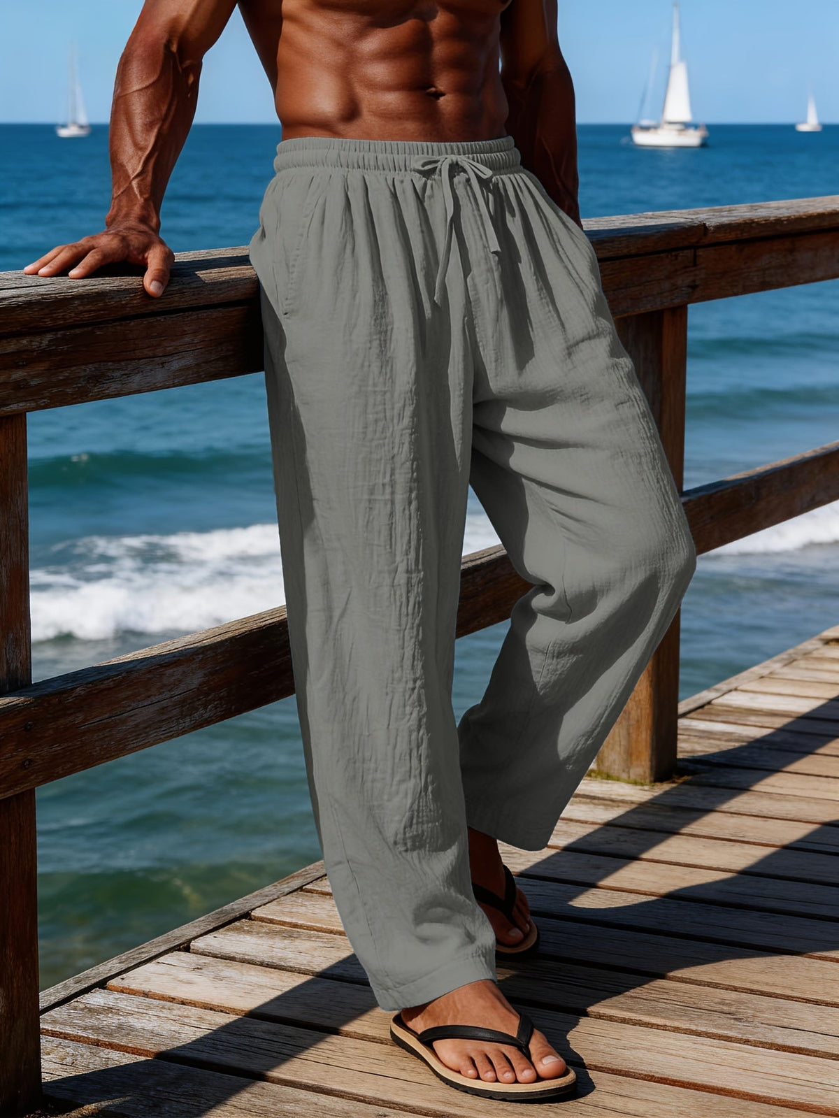 Relaxed Drawstring Pants