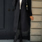 Tailored Belted Long Coat