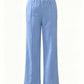 High-Waisted Wide-Leg Trousers