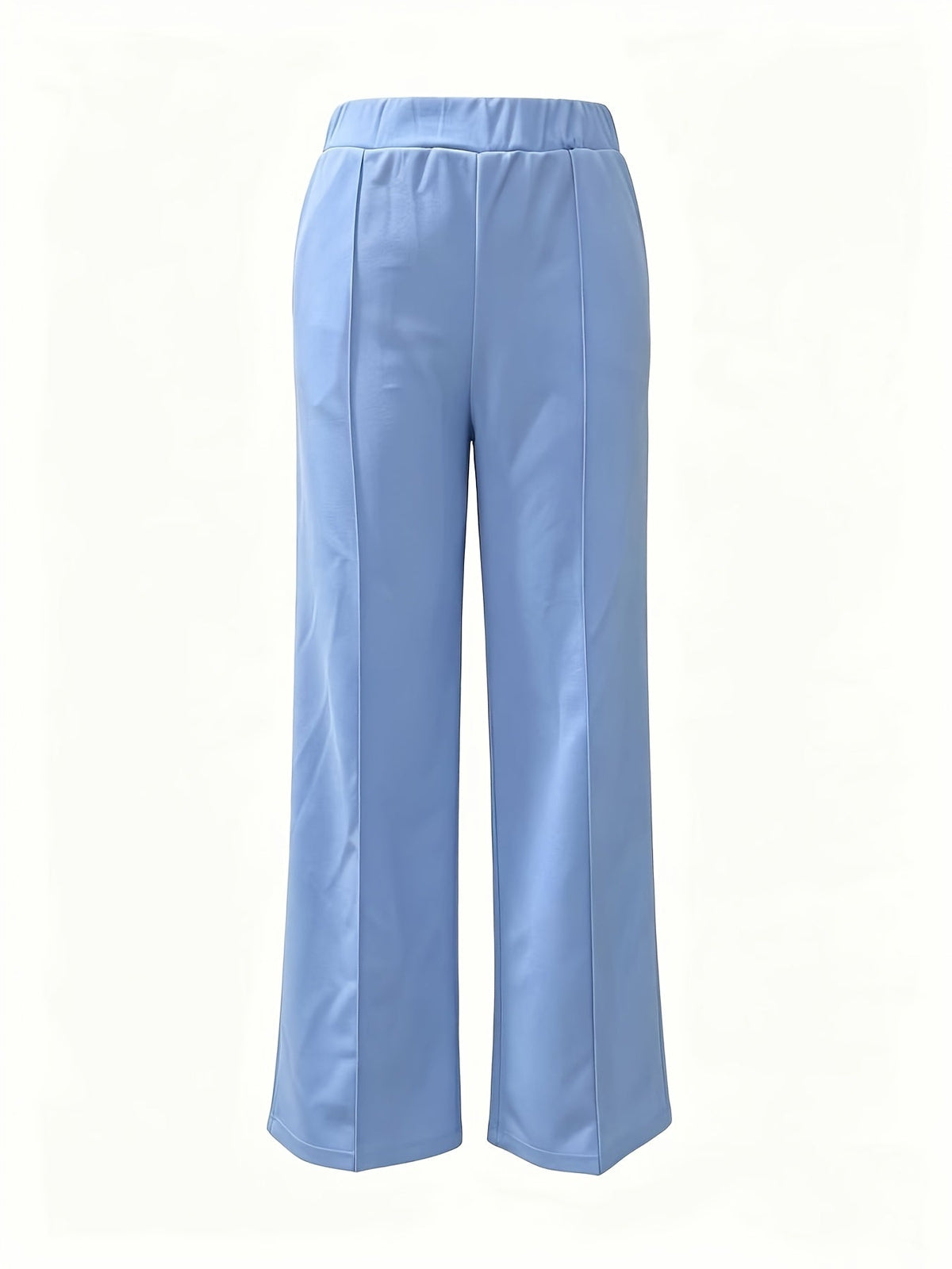 High-Waisted Wide-Leg Trousers