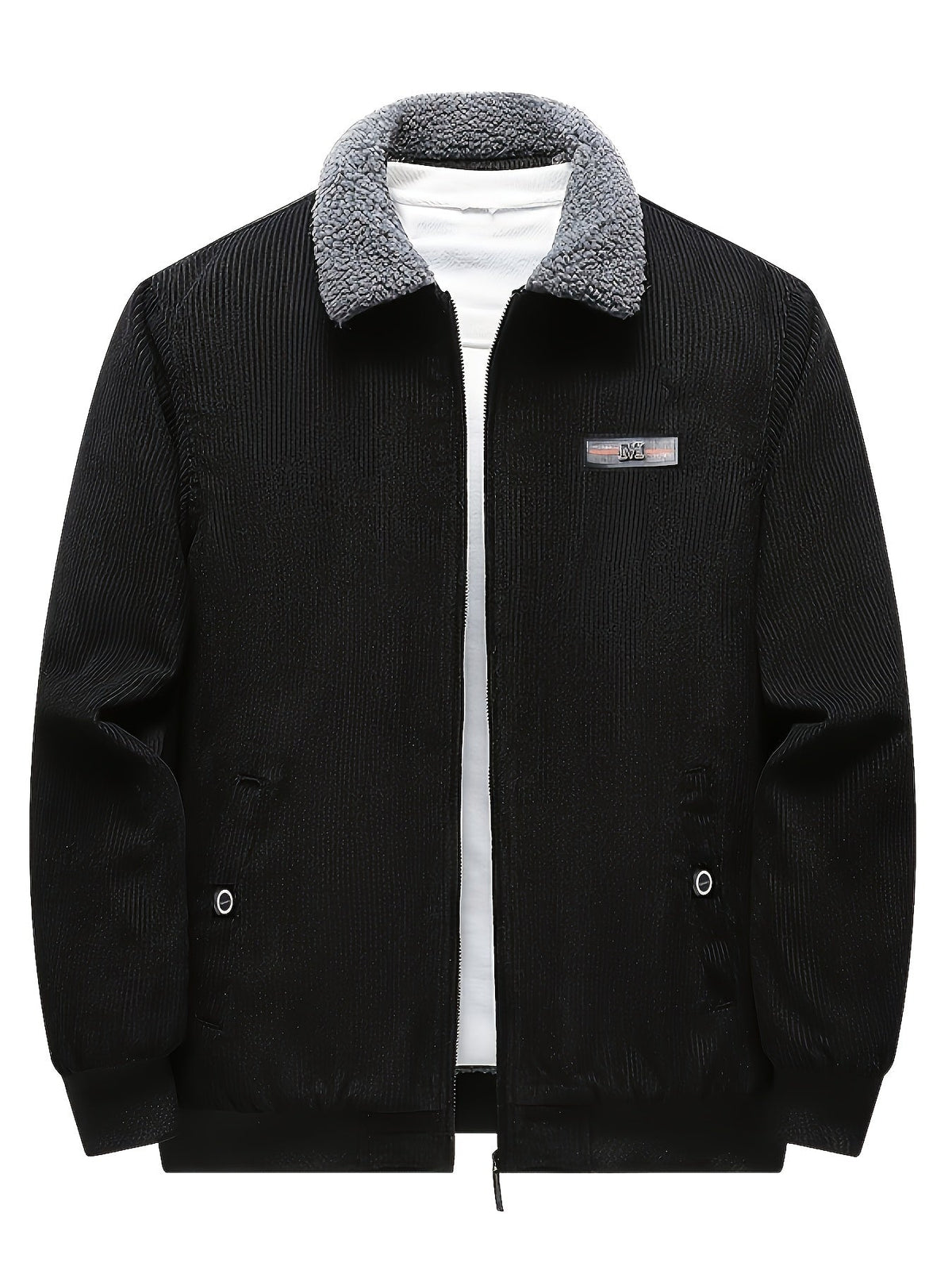 Padded Workwear Jacket with Plush Lining