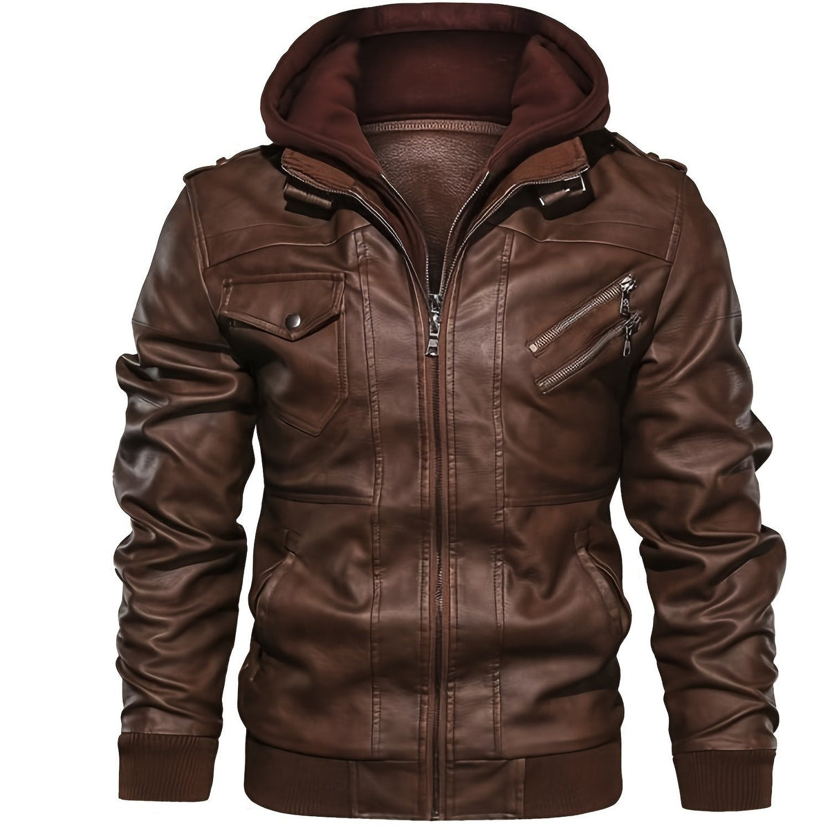 Hooded Moto Jacket