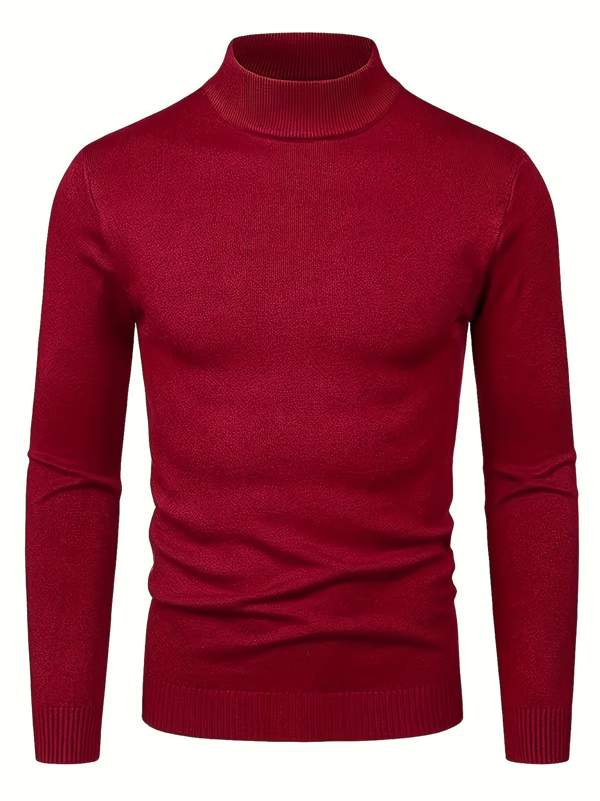 Refined Mock-Neck Sweater