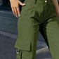High-Waisted Wide-Leg Cargo Pants