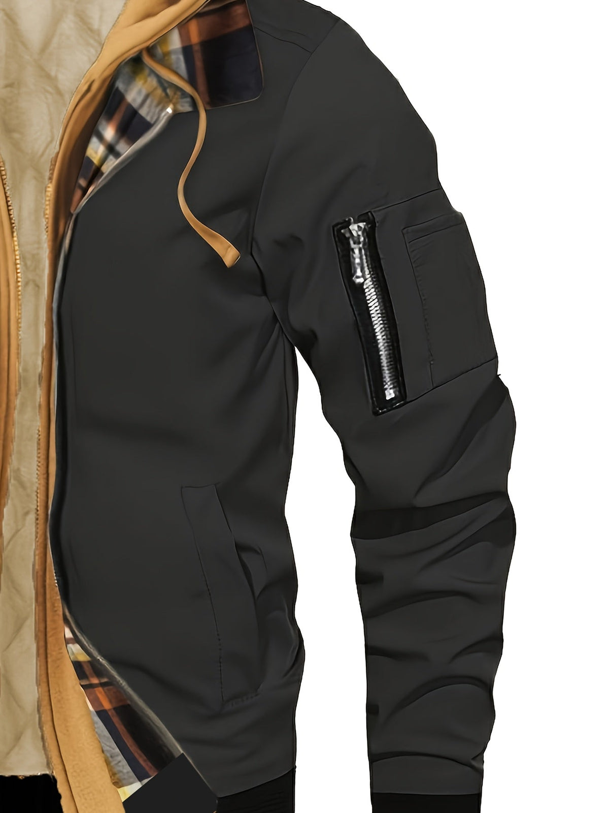 Hooded Warm-Lined Zip Jacket