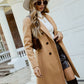 Mid-Length Double-Breasted Coat