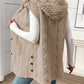 Hooded Sleeveless Vest