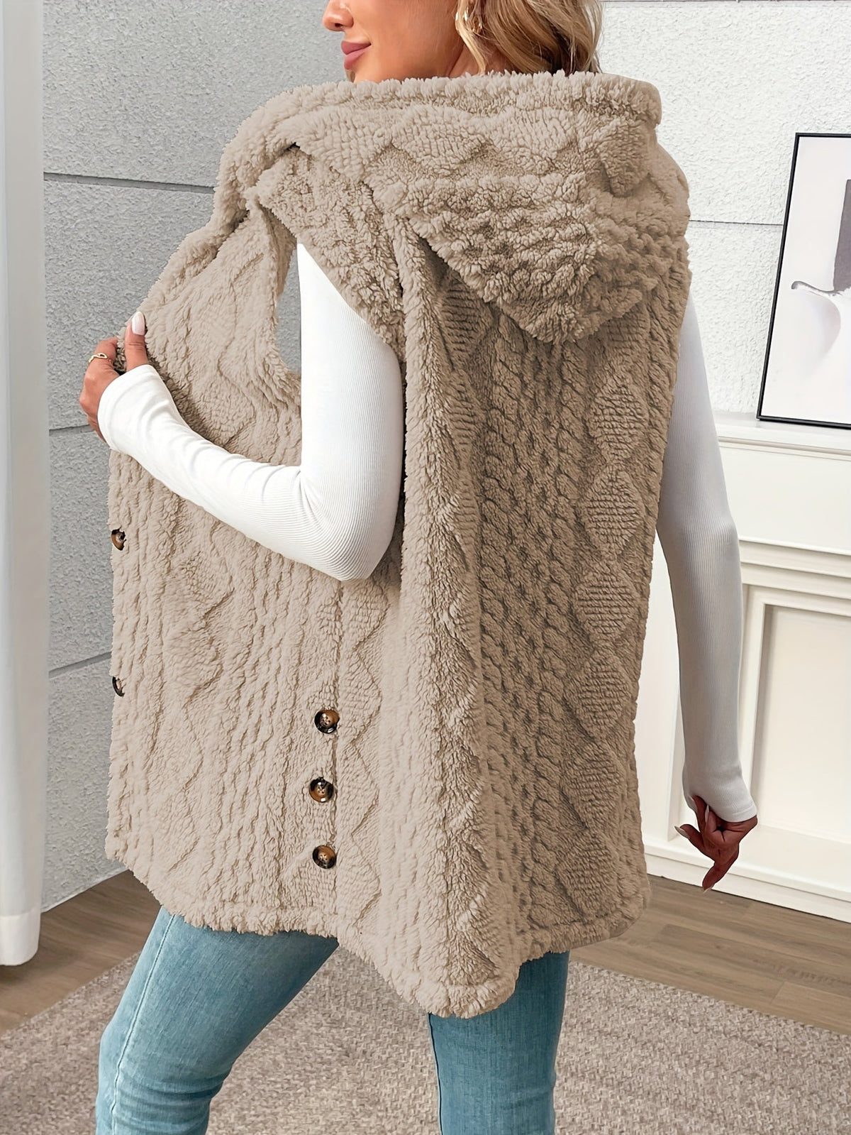 Hooded Sleeveless Vest