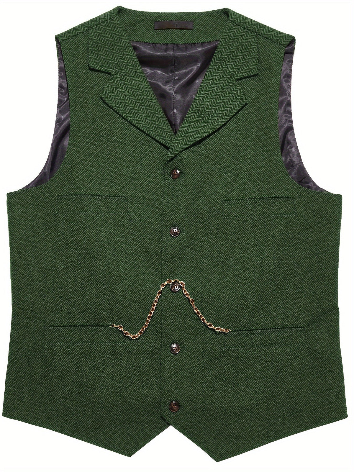 Herringbone Tailored Waistcoat