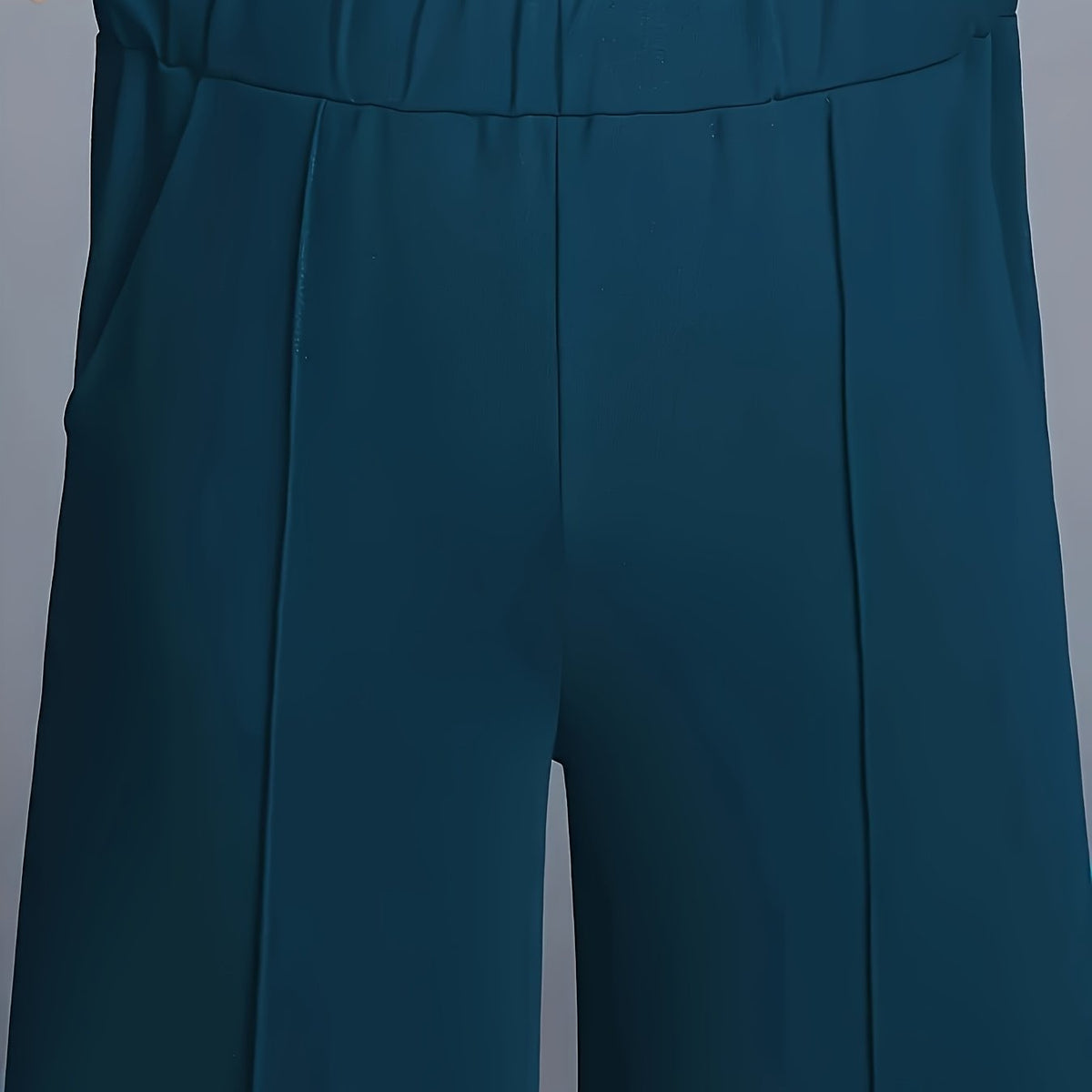 High-Waisted Wide-Leg Trousers