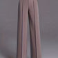 High-Waisted Wide-Leg Trousers