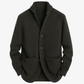 Tailored Button-Front Knit Cardigan