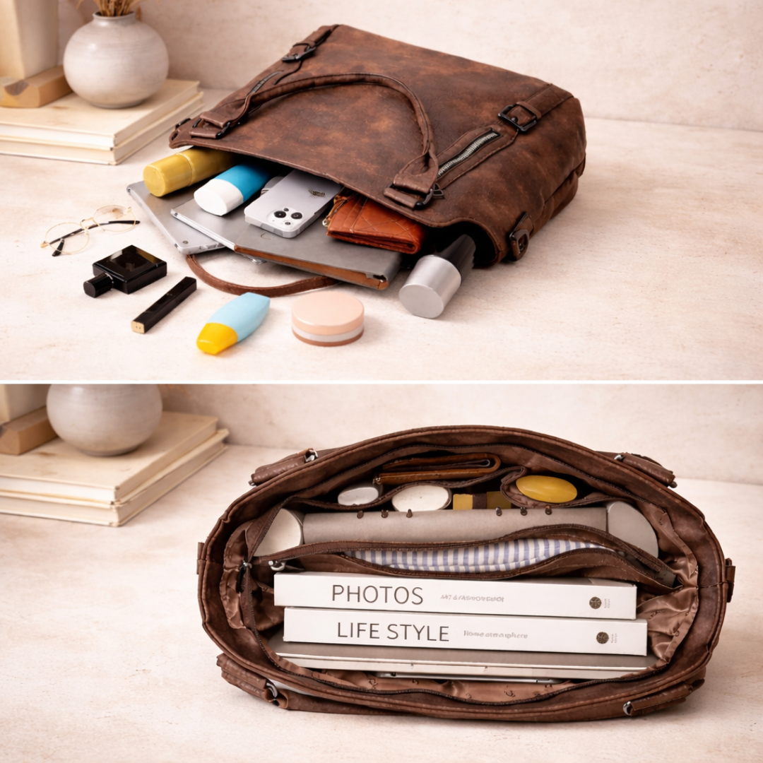 Quilted Crossbody Strap Bag
