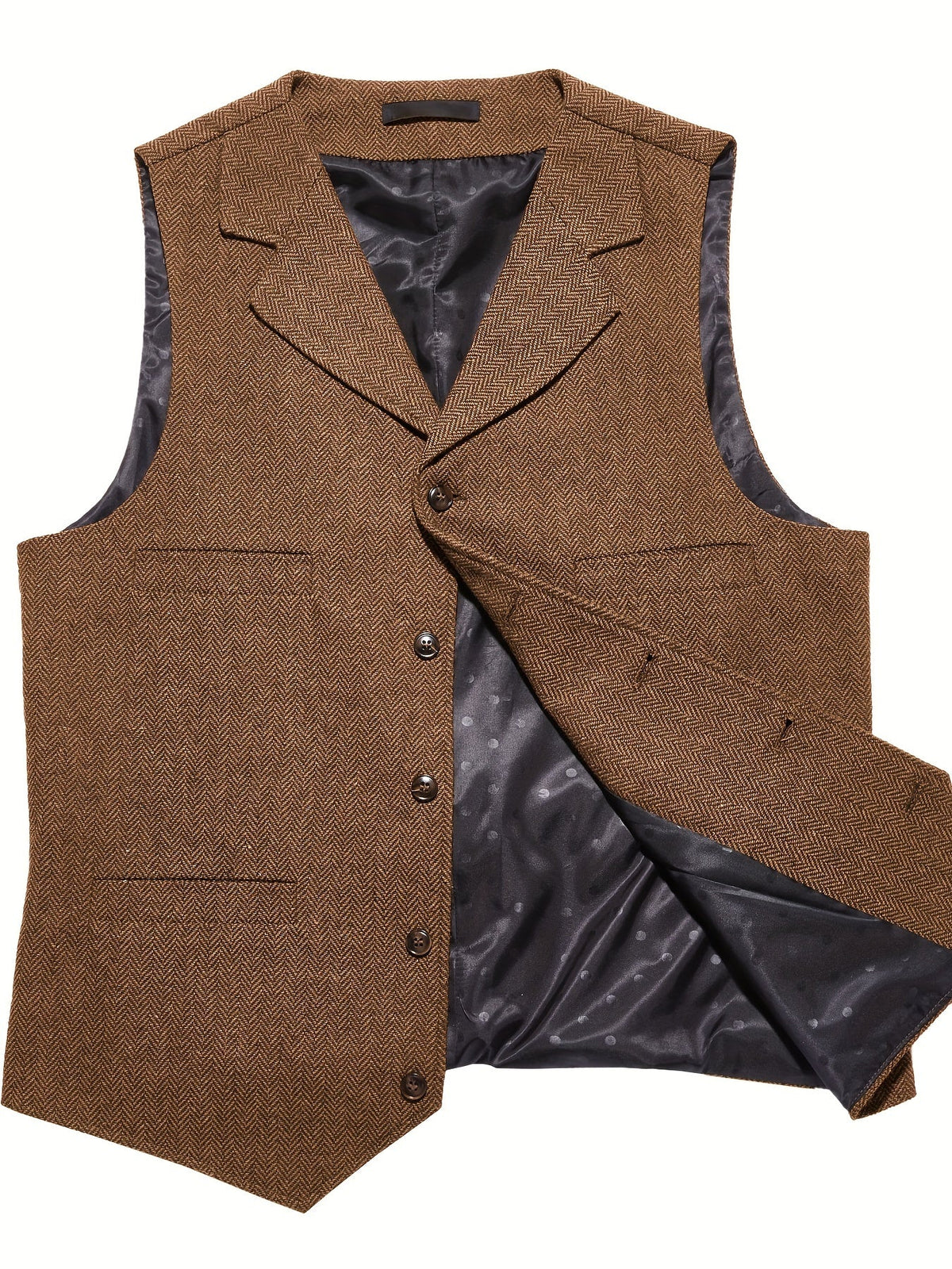Herringbone Tailored Waistcoat