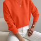 Mock Neck Relaxed Fit Sweater
